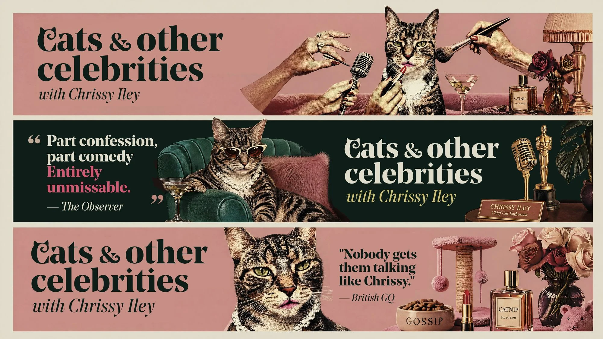 Banners: Cats and Other Celebrities with Chrissy Iley